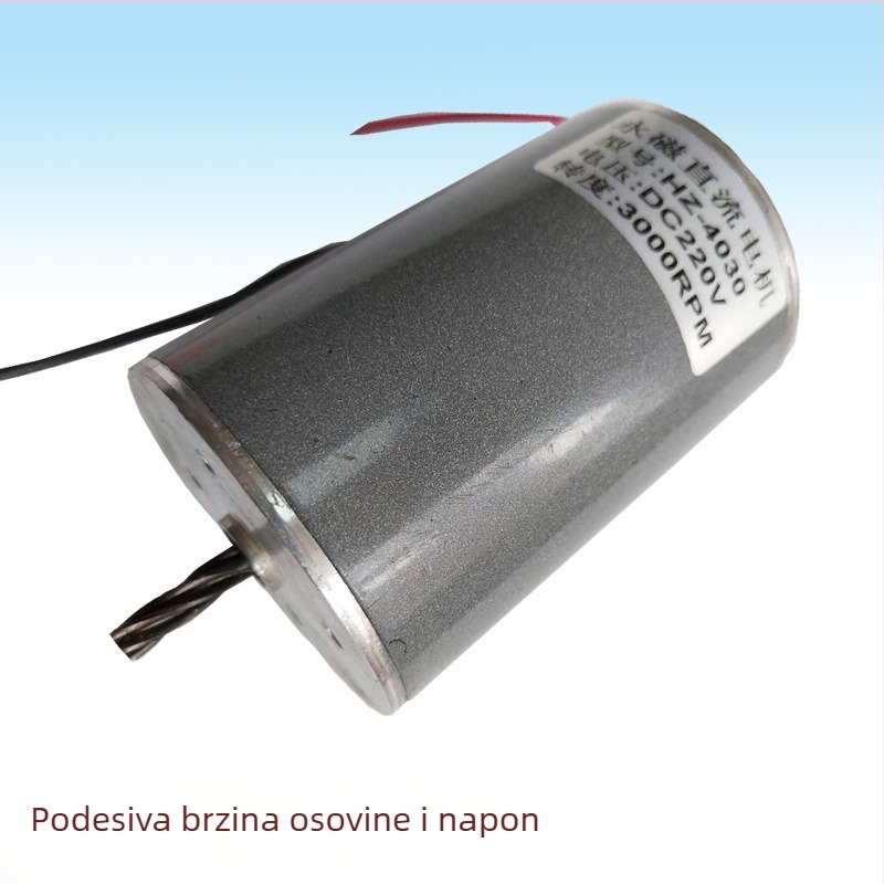 DC motor, 12/24V, vanjski promjer 63 mm, četkasti mikro motor, model 63S