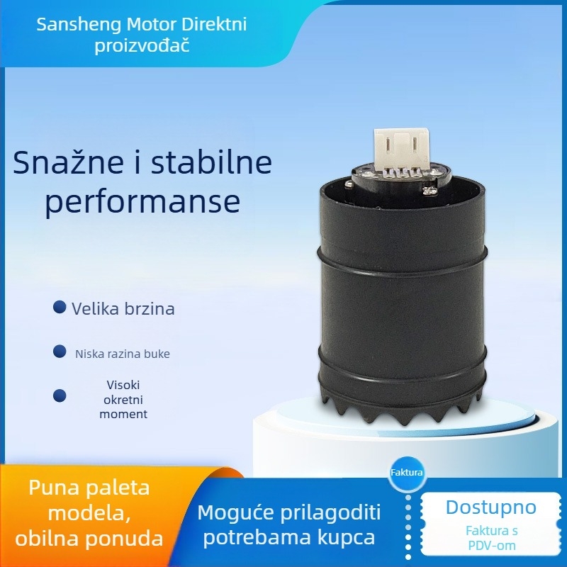 Bez četkica visokou brzinskog motora, 7,4 V, 80.000 rpm, za ručne ventile i motore za sušilo za kosu s niskim naponom