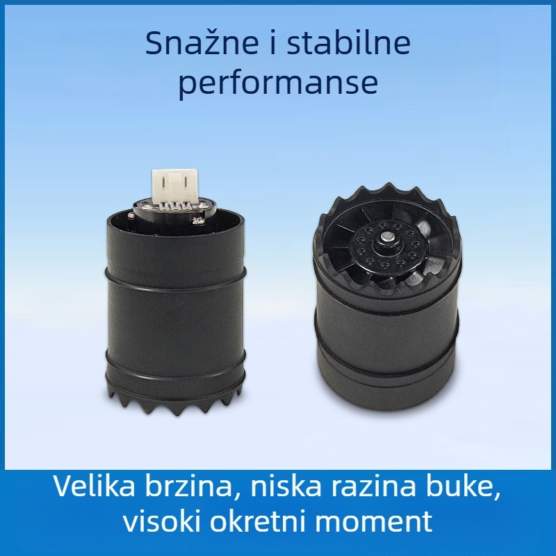 Bez četkica visokou brzinskog motora, 7,4 V, 80.000 rpm, za ručne ventile i motore za sušilo za kosu s niskim naponom