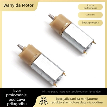 Mikro redukcijski DC motor za kovrčanje kose, 6-12V