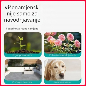 Plastična glava za navodnjavanje sadnica, cvijeća i povrća – raspršivač za kućno vrtlarenje