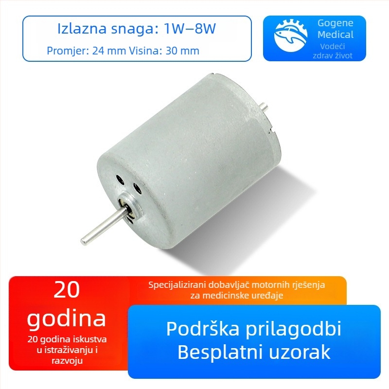 Okretni stalak za vino s brushless DC motorom i reduktorom, PWM upravljanje, mali DC motor