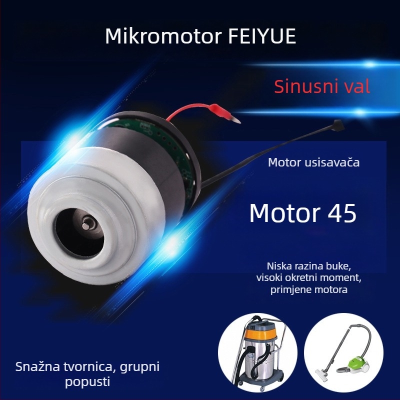 Bez četkica DC motor, mikro motor za masaže, pogodan za uređaje za masažu očiju, električni trimer za obrve i ručni ventilator