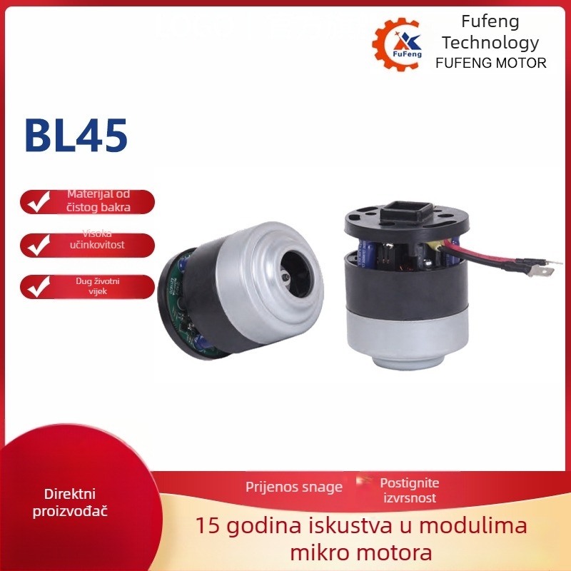 45 mm ručni automobilski usisavač s bezčetkasti motorom, pumpom za zrak, uređajem za balone, usisavanje i izbacivanje prašine, DC motor