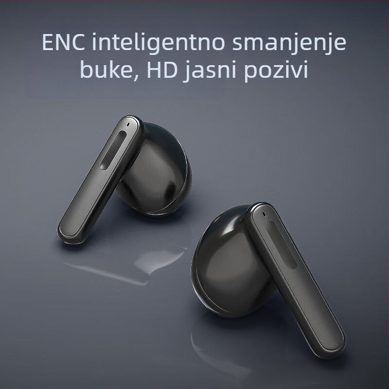 HYA12 Bluetooth slušalice s redukcijom buke za pozive, in-ear, dug život baterije, bežični TWS za sport i igrice