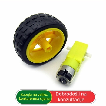 DC motor s kotačem i reduktorom, četkasti motor, 70 g