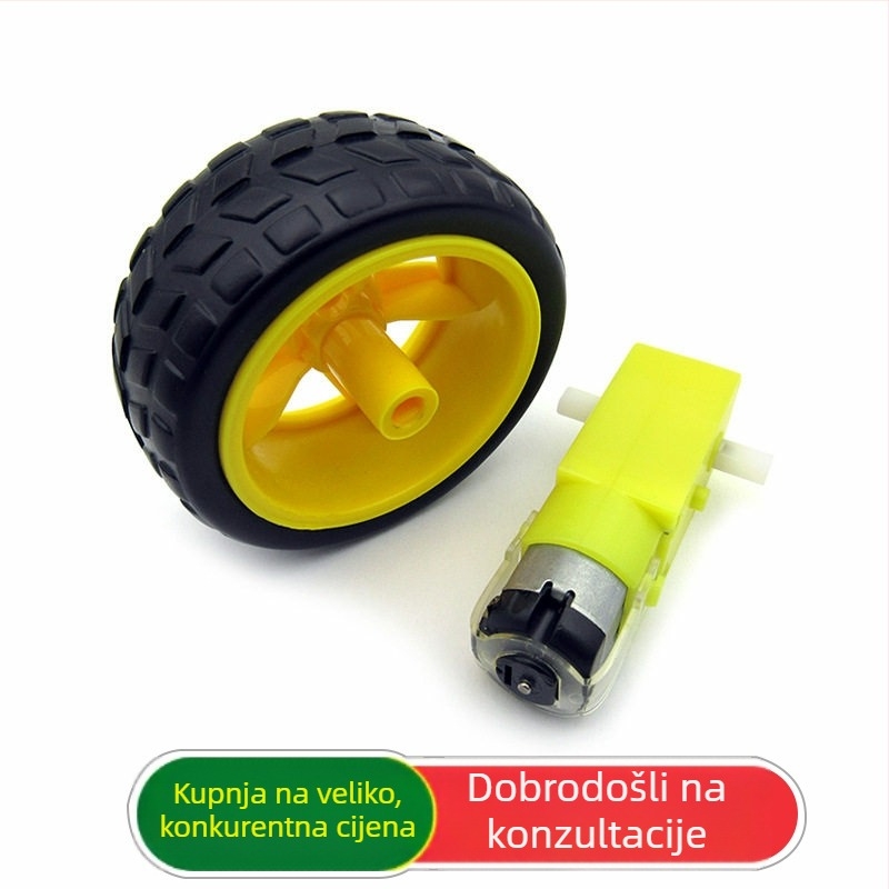 DC motor s kotačem i reduktorom, četkasti motor, 70 g