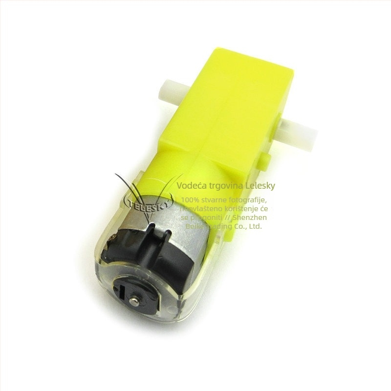 DC motor s kotačem i reduktorom, četkasti motor, 70 g