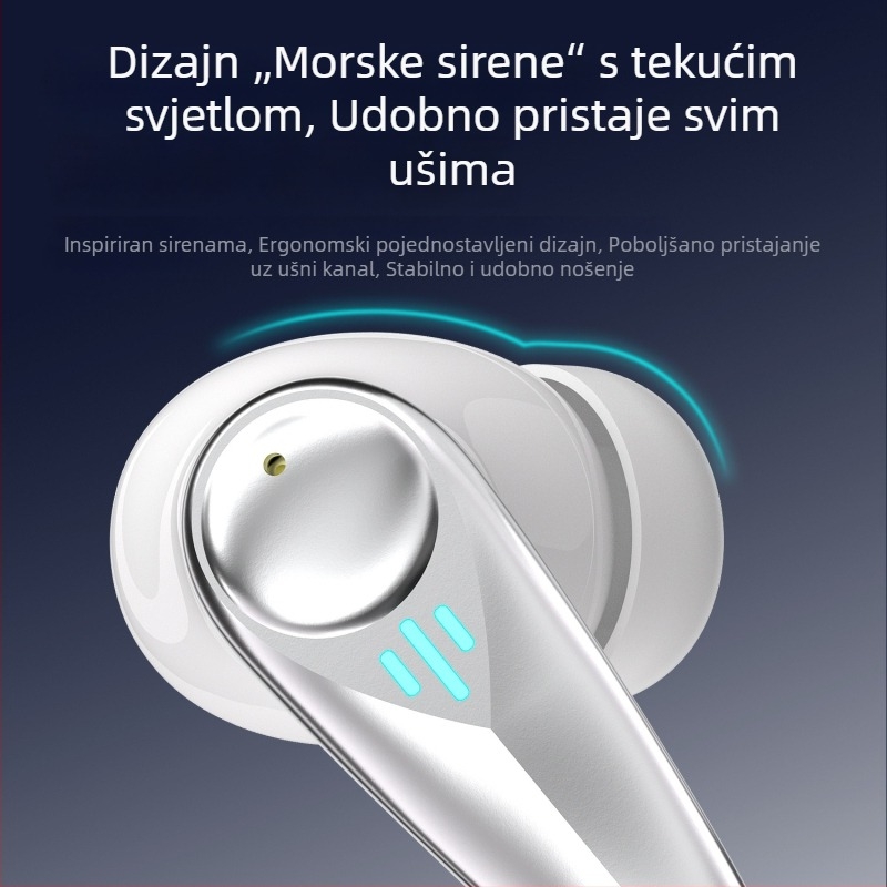 YX37 Gaming Bluetooth slušalice s ANC-om, 2,4 GHz brzo bežično povezivanje, ultra niska latencija, dugi vijek baterije, esports slušalice s prilagođenim kalupom
