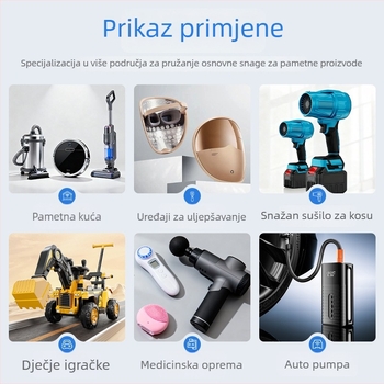 Bez četkasti DC motor za ručni usisavač – visoka snaga, snažno usisavanje, 45 mikro DC motor XR-4560
