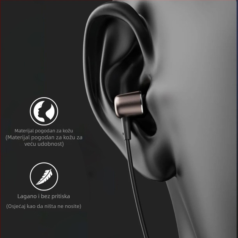X1ProT Type-C žične in-ear slušalice s mikrofonom, kompatibilne s Apple, Xiaomi i Huawei uređajima