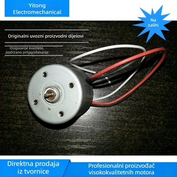 12V DC četkasti motor sa stalnim magnetom, mikromotor
