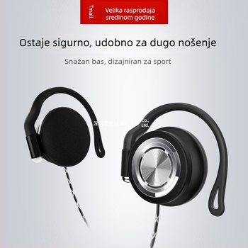 Senmai Slušalice s ušnim zakačalom za sport, žično upravljanje, udobne za muškarce i žene