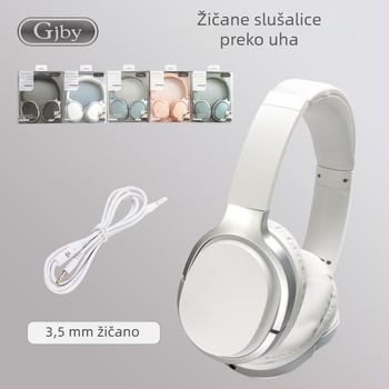 Gjby GJ-33 žične slušalice za glavu, klavirskog izgleda, za računalo, duboki bas