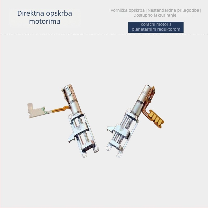 4 mm mikro koračni motor s planetarnim reduktorom, metalni vijak osi, teleskopski motor za robota i kameru mobilnog telefona