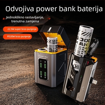 3C certificirani taktički power bank za upotrebu u avionima, kompaktno brzo punjenje 5000mAh