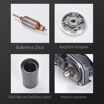 XC758 DC električni potisni rod, mikro teleskopski dizalica, 12V visoki potisak, promjenjiva brzina, 24V linearni motor