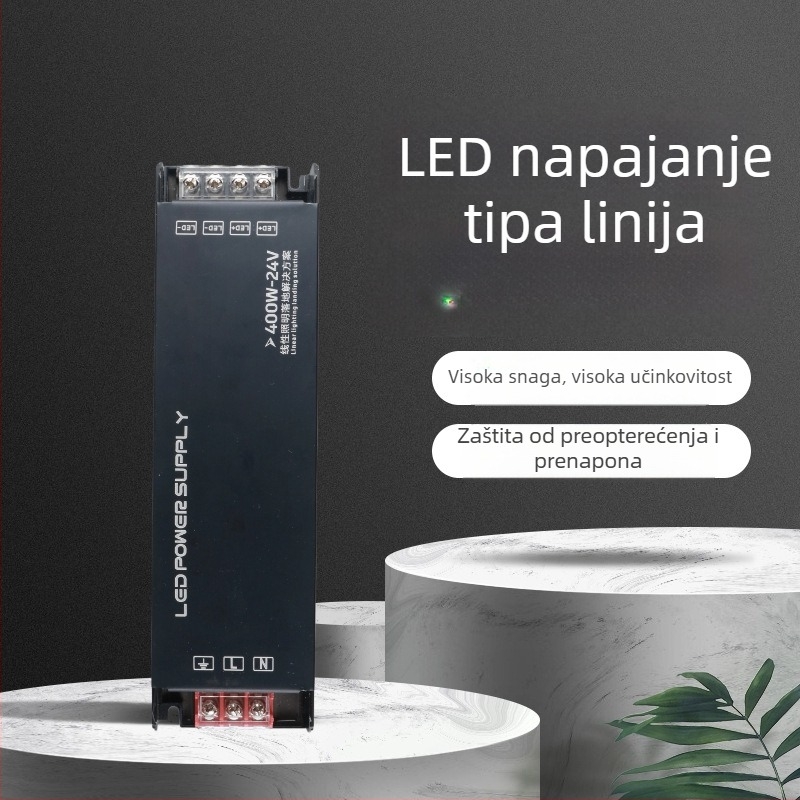 LED napajanje s konstantnim naponom za unutarnje LED trake 12V/24V