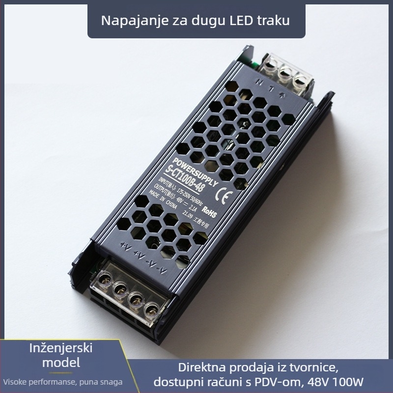 48V 100W napajanje za dugi LED trak s prekidačnim napajanjem i nadzorom