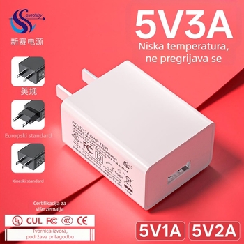 Napajanje 5V3A, USB punjač za lampu za biljke, stolnu lampu i zaslon