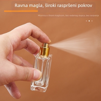 Parfemska bočica s tlačnim raspršivačem, staklena 50 ml, kozmetički dozator od debelog stakla, 30 ml bočica za uzorak