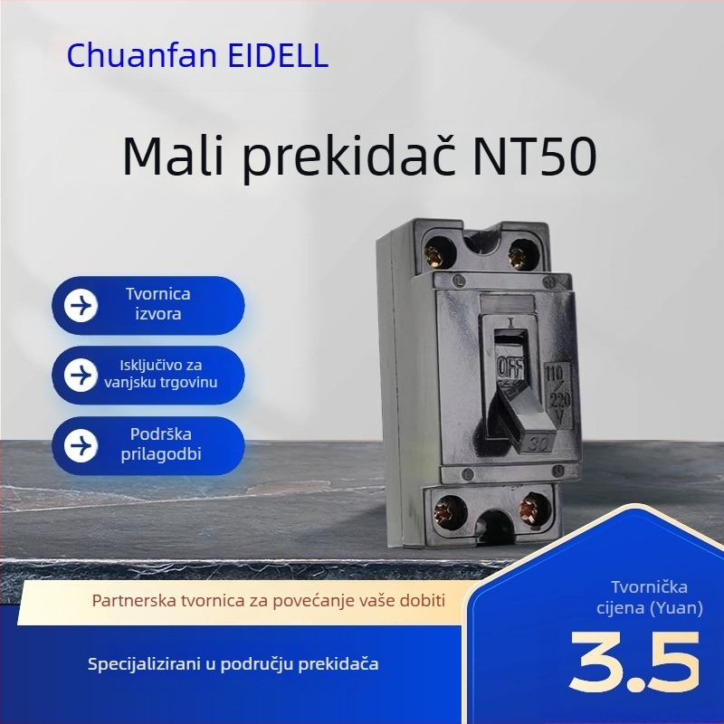 NT50 Miniautomatski prekidač, 110/230V AC, CE certifikat, EIDELL