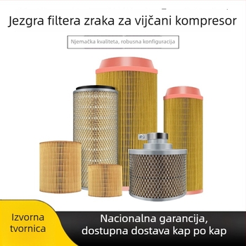 Tahu vijčani kompresor zraka 7,5 kW / 15 kW – element zraka filtra C1140, filter C1250 – pneumatsko suho brušenje
