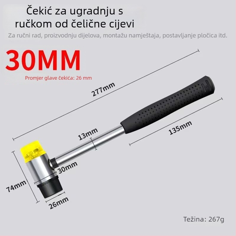 Gumeni čekić za otiske listova biljaka – DIY za djecu u vrtiću