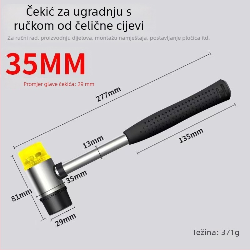 Gumeni čekić za otiske listova biljaka – DIY za djecu u vrtiću