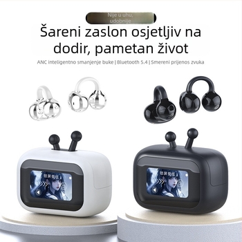 Z13 Bluetooth slušalice s digitalnim zaslonom, ušni klips, bežične, dugotrajna baterija, HD pozivi
