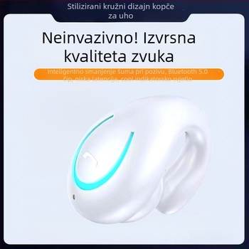 YX08 Bluetooth slušalice s klipsom za uho, bežične, ne ulaze u uho, visokokvalitetan zvuk, udobno nošenje