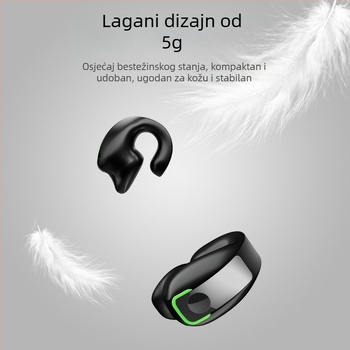 GD28 Bluetooth slušalica s klipom za uho, kostna vodljivost, bežična sportska monauralna slušalica