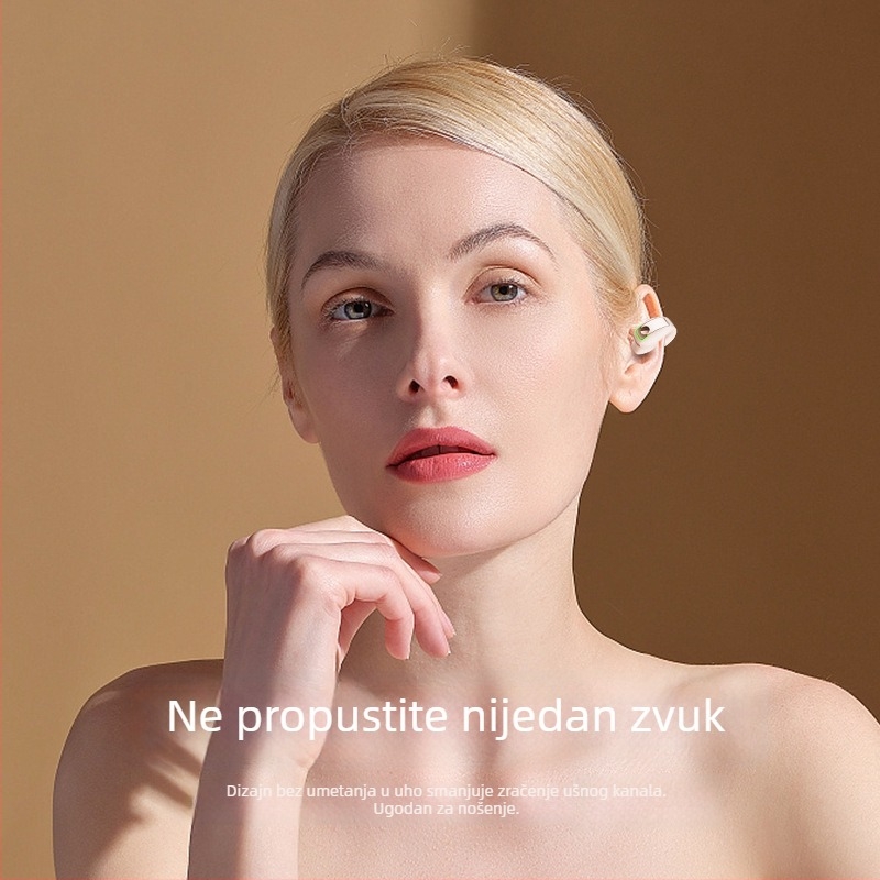 GD28 Bluetooth slušalica s klipom za uho, kostna vodljivost, bežična sportska monauralna slušalica