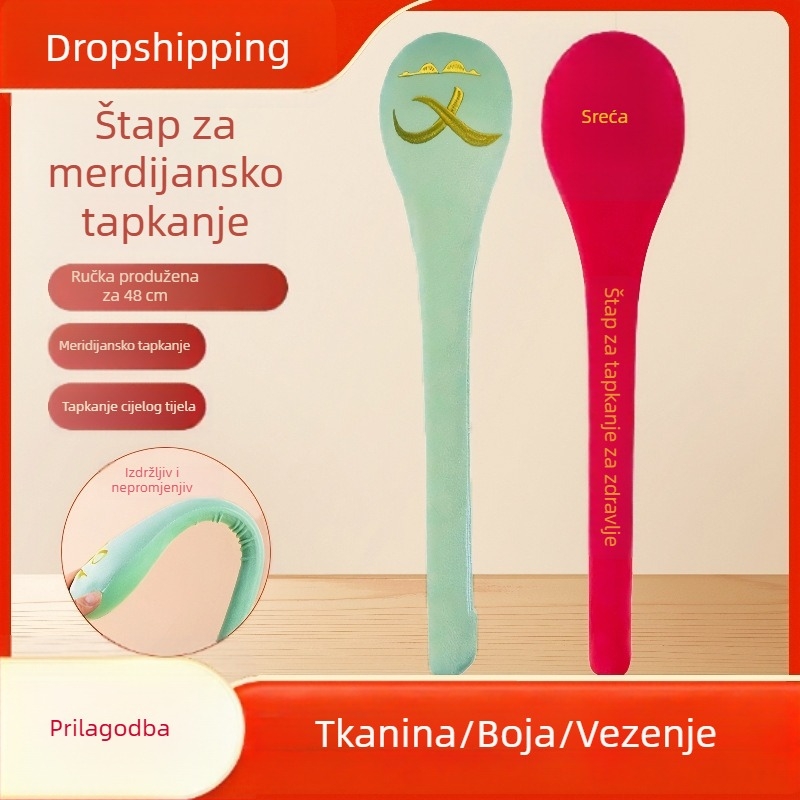 Meridijanski tapping masažni čekić i štap za masažu leđa i ramena, alat tradicionalne kineske medicine za otklanjanje blokada