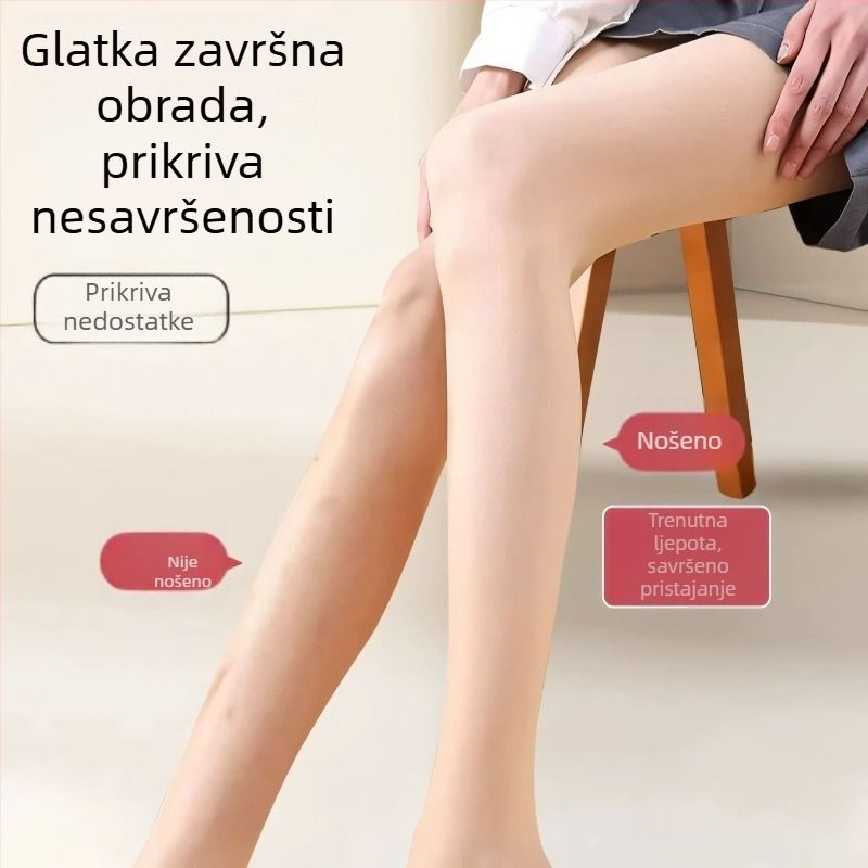 Ženske najlon čarape s učinkom prikrivanja nedostataka, otpornost na hvatanje, oblikovanje nogu, za proljeće i jesen