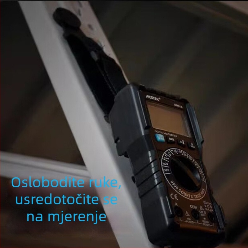 Magnetski kaiš za multimetar s praktičnom kopčom za vješanje za električare