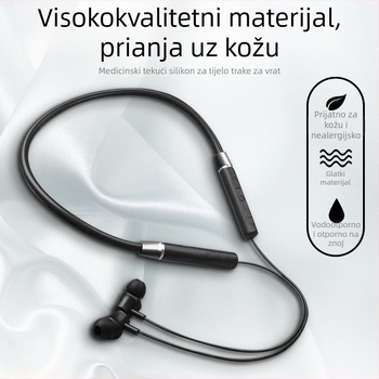 Bluetooth slušalice s vratnom remenom za sport, bežične, in-ear, stereo, izolacija buke
