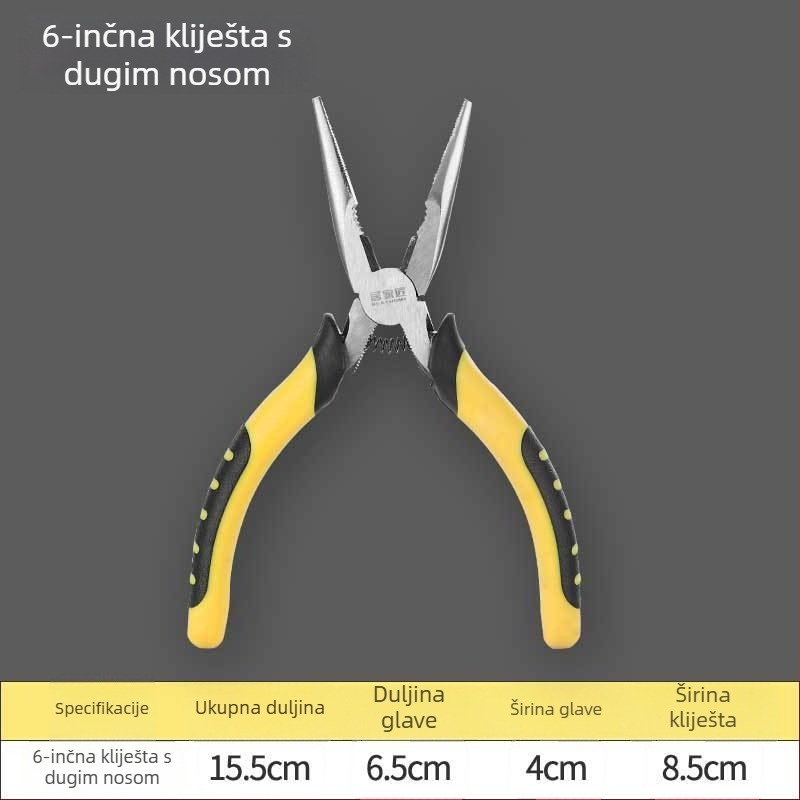 Industrijske kvalitete kliješta u japanskom stilu – višenamjenske kliješte za žicu, kliješte s oštrim vrhom, elektrikarsko rezač žice, metalni alati