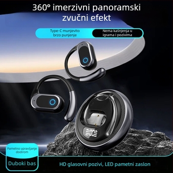 F206 bežične slušalice za uho, sportski dizajn, visokokvalitetan zvuk, udoban nositi, dug vijek baterije, privatni model, univerzalno