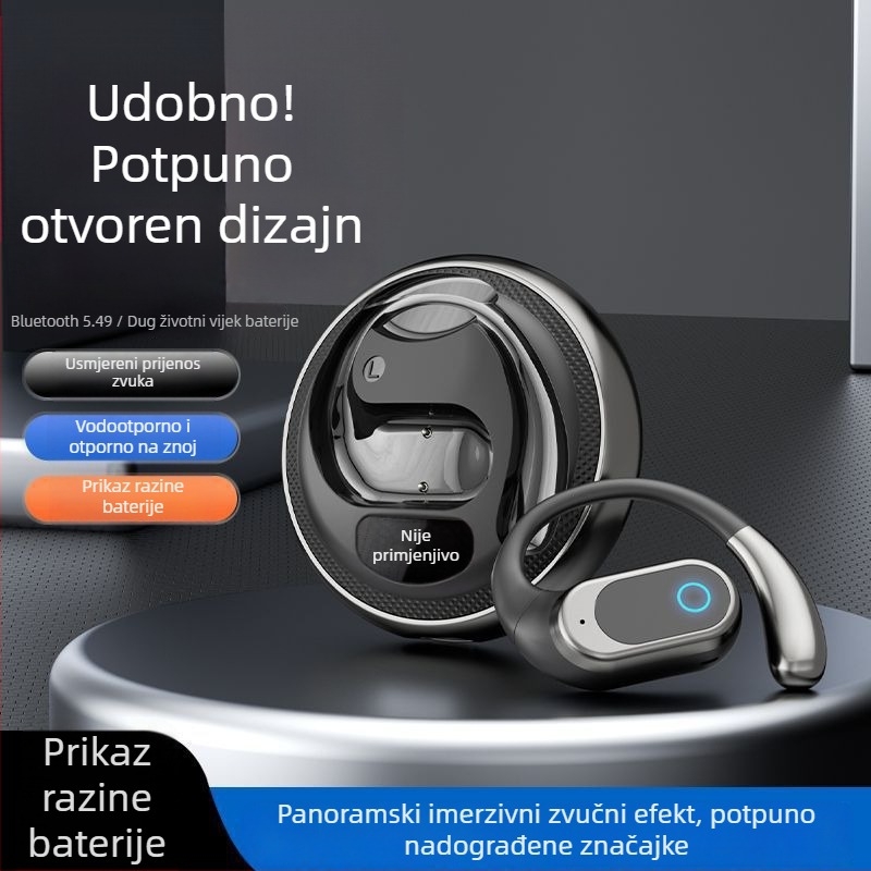 F206 bežične slušalice za uho, sportski dizajn, visokokvalitetan zvuk, udoban nositi, dug vijek baterije, privatni model, univerzalno
