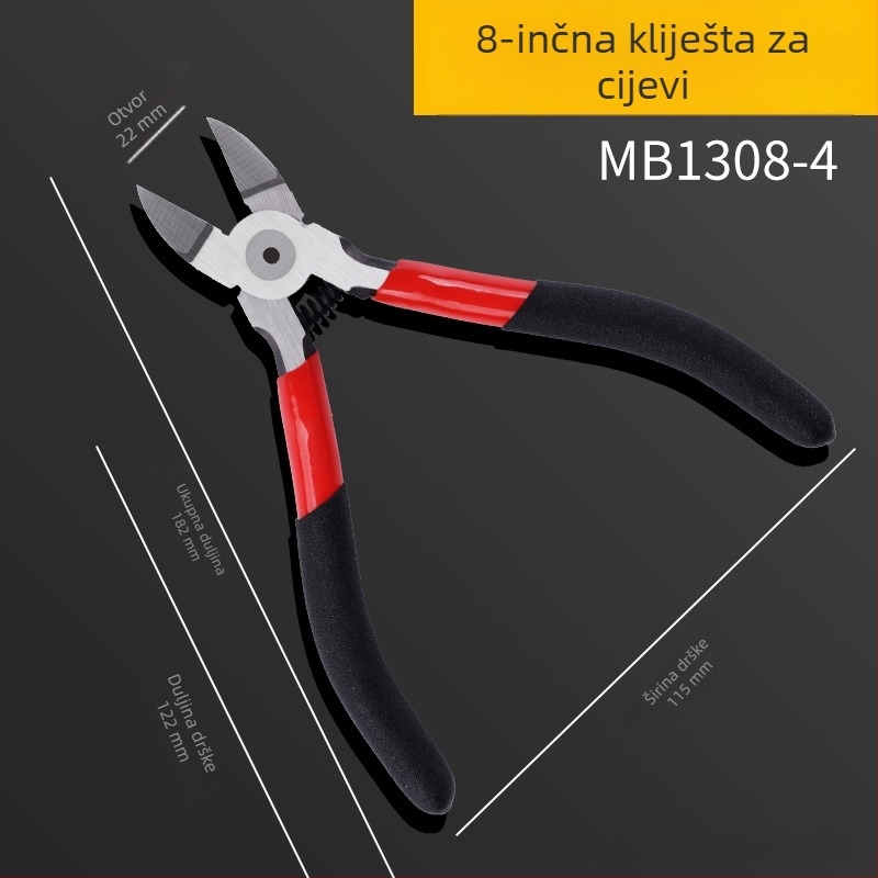 Mai Bu električne dijagonalne kliješta za rezanje žica, 6 inča i 5 inča, industrijskog ranga, male čeljusti, ručno rezanje žica
