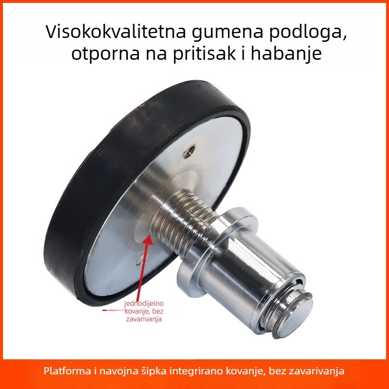 Set za povećanje visine autolifta: ploča za nogu stupa, stup noge i podložak za povećanje visine