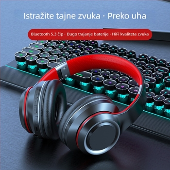 DR90 Bluetooth slušalice s dugim trajanjem baterije, aktivno poništavanje šuma, over-ear dizajn, bežične i žične uz 3.5 mm priključak