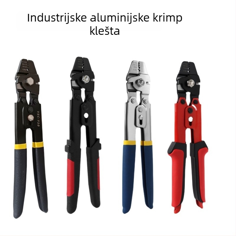 Klešta za lisanje aluminijske manžete za sajlu, 10 inča – alat električarima