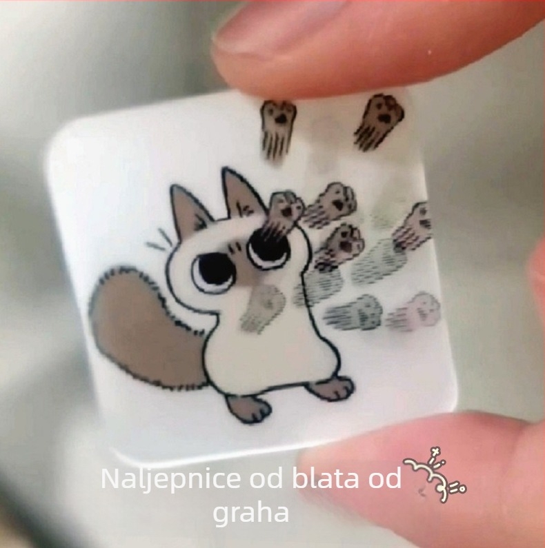 Prilagodljive 3D animirane pokretne naljepnice za telefon, hladnjak i bilježnicu
