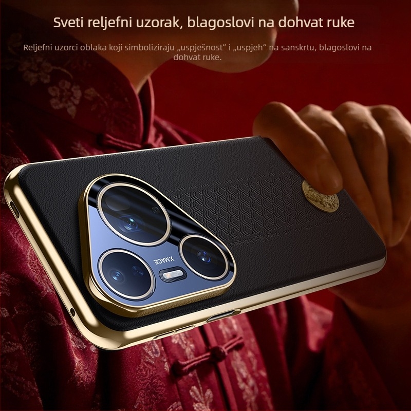 Huawei P70 Ultra zaštitna futrola s elektroplatiranim završnim slojem, puna zaštita, kompatibilno s Pura70Pro, model P80