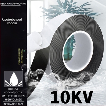 Dvostruka električna izolacijska traka za potopne pumpe, vodootporna, otporna na visoke temperature, butilna guma, samoljepljiva