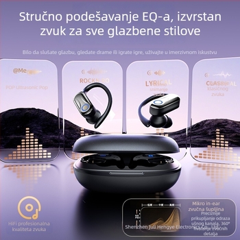 YYK-Q15 TWS bežične slušalice, Bluetooth, digitalni zaslon, poništavanje šuma i dugotrajna baterija