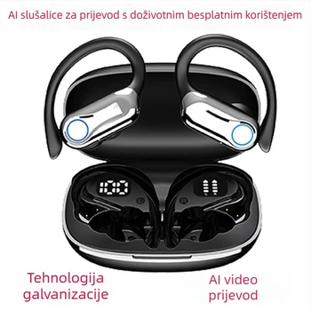 YYK-Q15 TWS bežične slušalice, Bluetooth, digitalni zaslon, poništavanje šuma i dugotrajna baterija