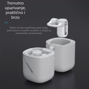 GE12 Bežične Bluetooth slušalice s klipom za uho, otvoren dizajn s konduktivnom tehnologijom za sport i trčanje